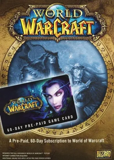 World of Warcraft 60 DAYS Pre-Paid Time Card EU cover photo